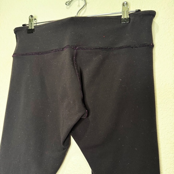Lululemon Wunder Under Crop III Reversible Leggings Ultra Violet & Black - Picture 8 of 11